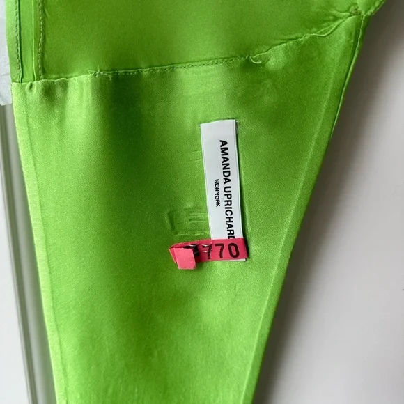 Amanda Uprichard Ricci Top Apple 100% silk - Picture 9 of 10